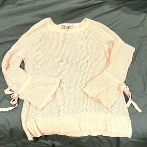 Loft pink sweater medium